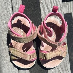 Carter's Pink and Tan Kids Sandals